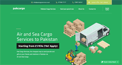 Desktop Screenshot of pakcargoservices.co.uk